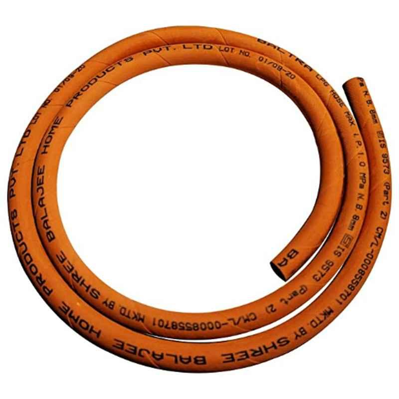 Baltra 1.5m Rubber Orange LPG Gas Pipe, BRH-101 Baltra 1.5m Rubber Orange LPG Gas Pipe, BRH-101